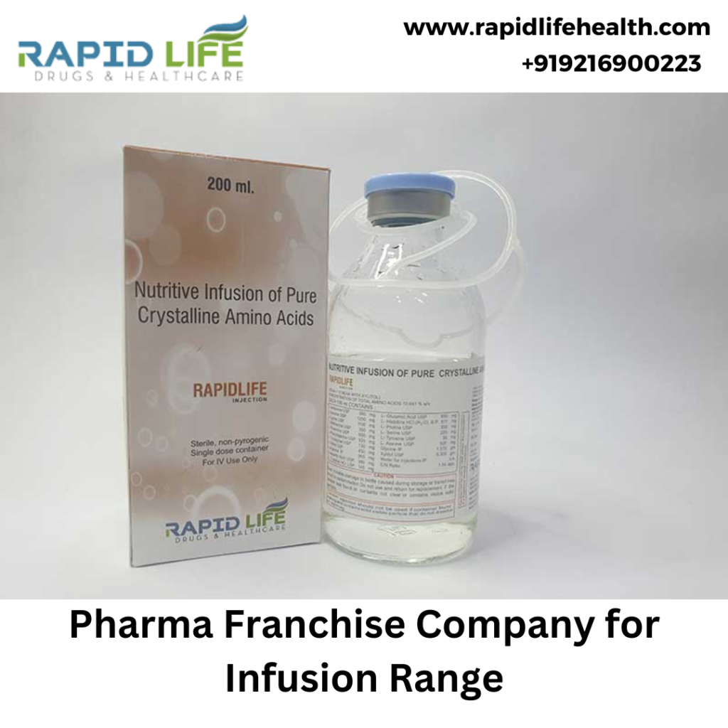 Pharma Franchise Company for Infusion Range
